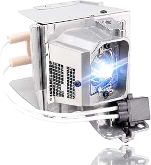 Replacement lamp bulb with housing for projector