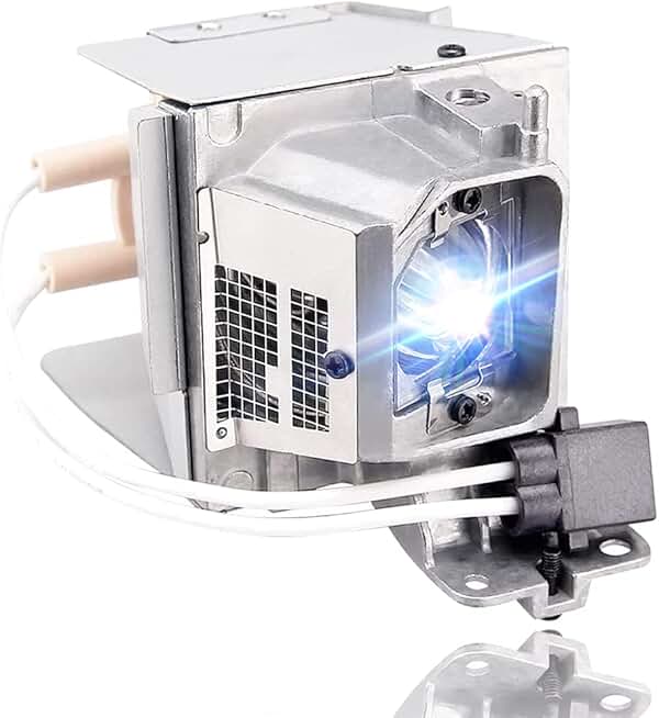 Replacement lamp bulb with housing for projector