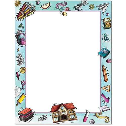 Schoolhouse Letterhead Printer Paper, 25 sheets