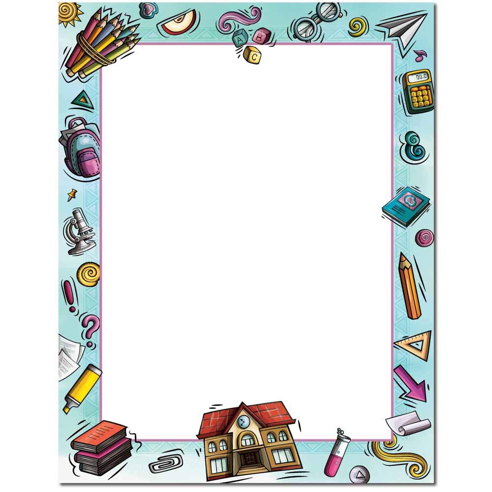 Schoolhouse Letterhead Printer Paper, 25 sheets