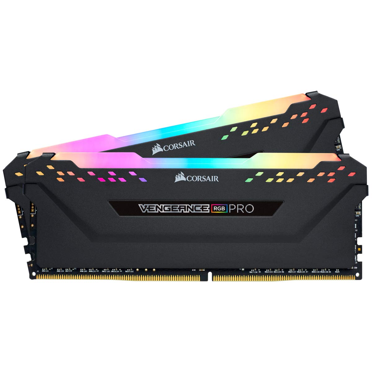Vengeance RGB Pro 16GB (2x8GB) DDR4 3600 (PC4-28800) C18 Desktop Memory - Black