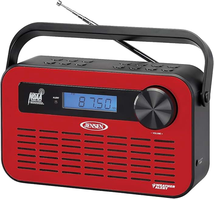 Portable Digital AM/FM Weather Radio with Weather Alert