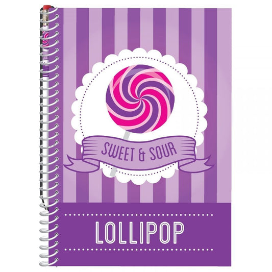 Scented Sketchbook with Lollipop Scent, 8.3" x 5.8"