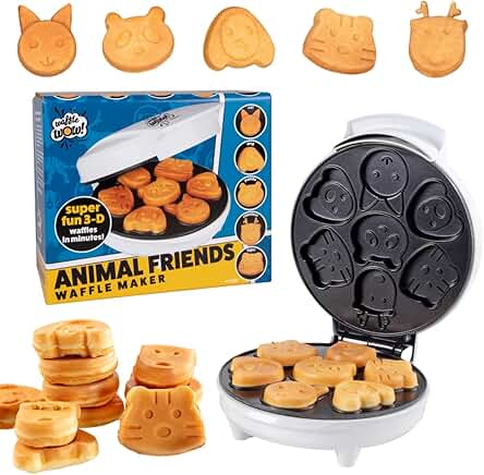 Animal Friends Waffle Maker for Kids and Parties