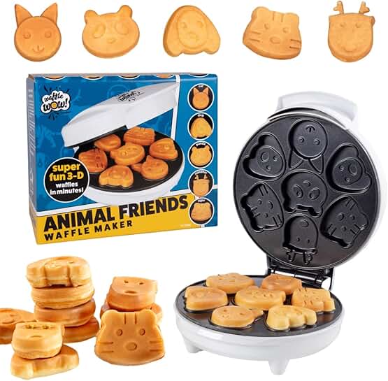 Animal Friends Waffle Maker for Kids and Parties