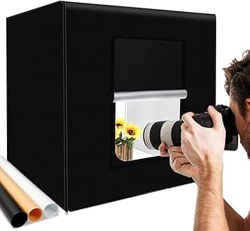 Large 27x27 inch Photo Light Box with LED Strips