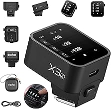 Wireless Flash Trigger with OLED Touchscreen and Quick Charge