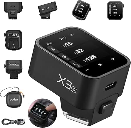 Wireless Flash Trigger with OLED Touchscreen and Quick Charge