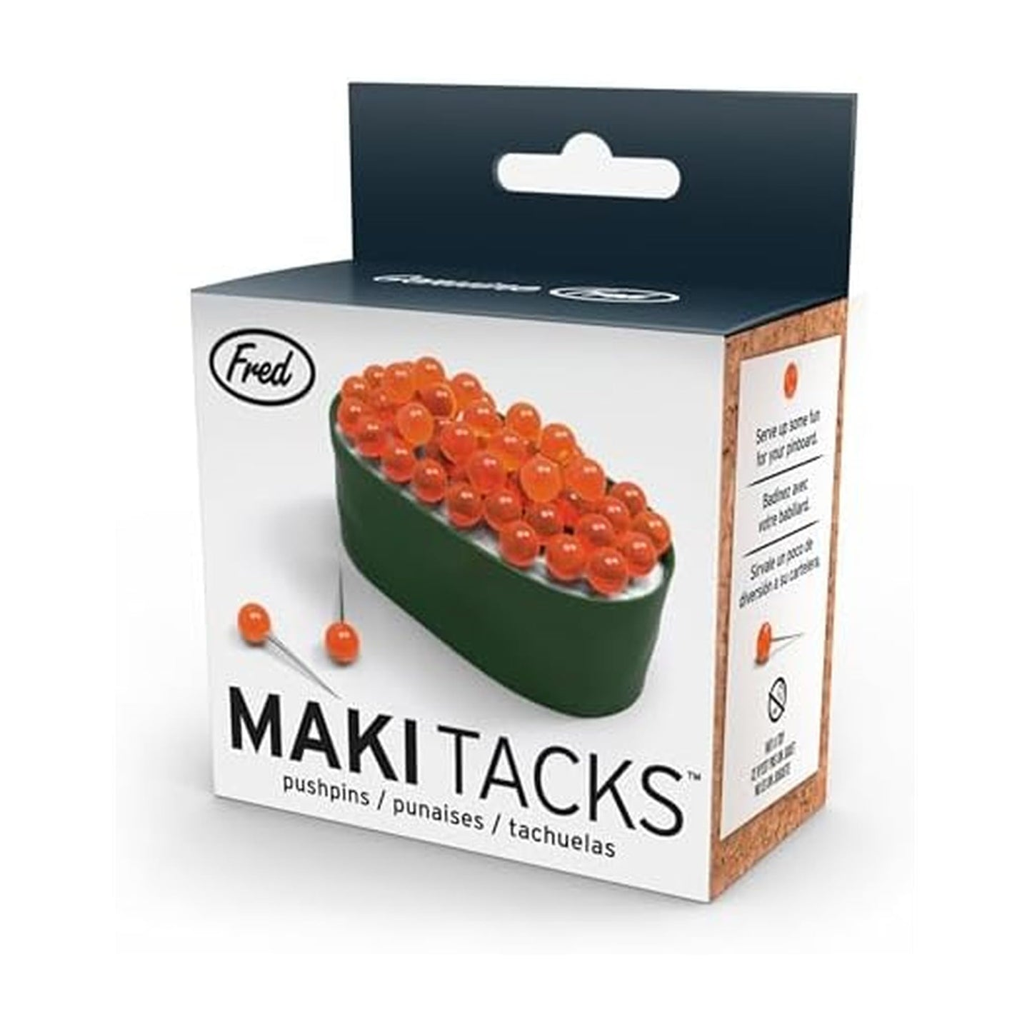 50 Sushi Pushpins for Office or Home