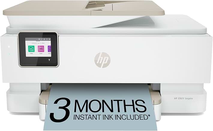 Wireless color inkjet printer with scan and copy