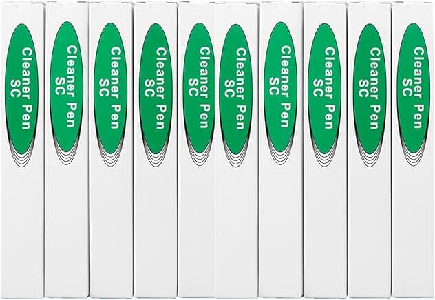 Fiber Optic Cleaning Pen, 10 Pack for Ferrules