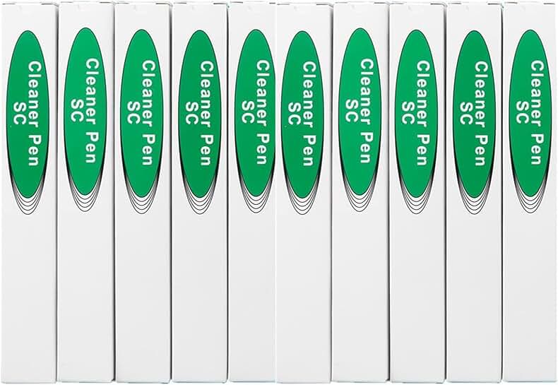 Fiber Optic Cleaning Pen, 10 Pack for Ferrules