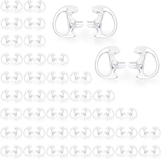 40-Pair Covert Surveillance Earbud Replacement Ear Insert