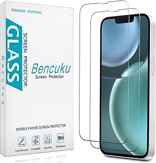 Two 6.1 Inch Tempered Glass Screen Protectors
