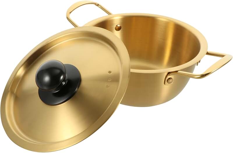 Stainless Steel Frying Pot with Double Handle