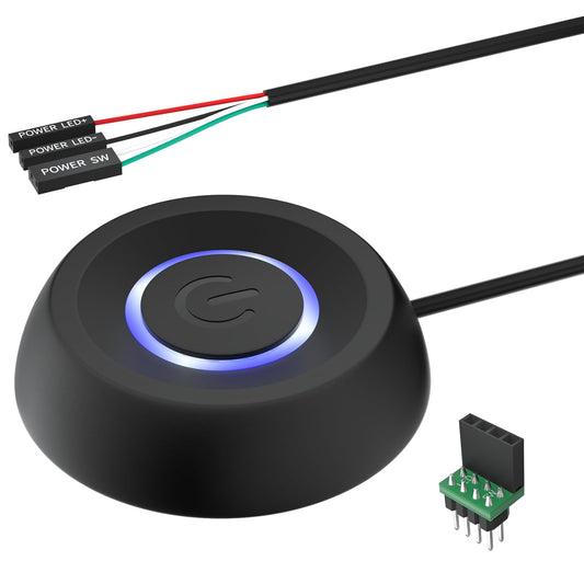 Desktop Power Button for Computer Motherboard