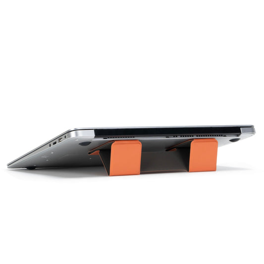 Flat Foldable Laptop Stand for Desk, Slim Portable Riser
