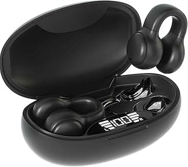 Wireless Bluetooth Earbuds with Charging Case, Microphone, Stereo Sound