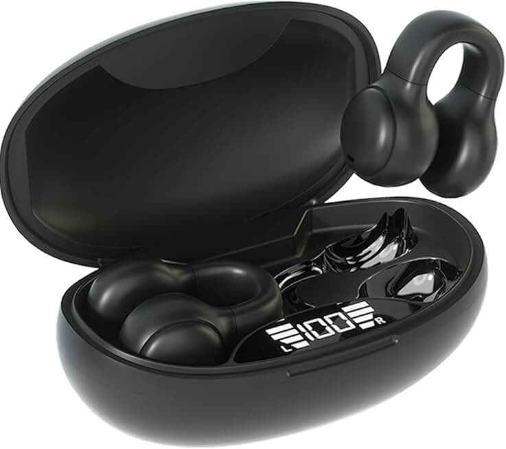 Wireless Bluetooth Earbuds with Charging Case, Microphone, Stereo Sound