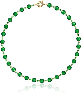 Colorful Beaded Gemstone Necklace for Women