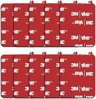 10 Pack 1.96 x 1.57 Inch High Bond Double-Sided Adhesive Pads