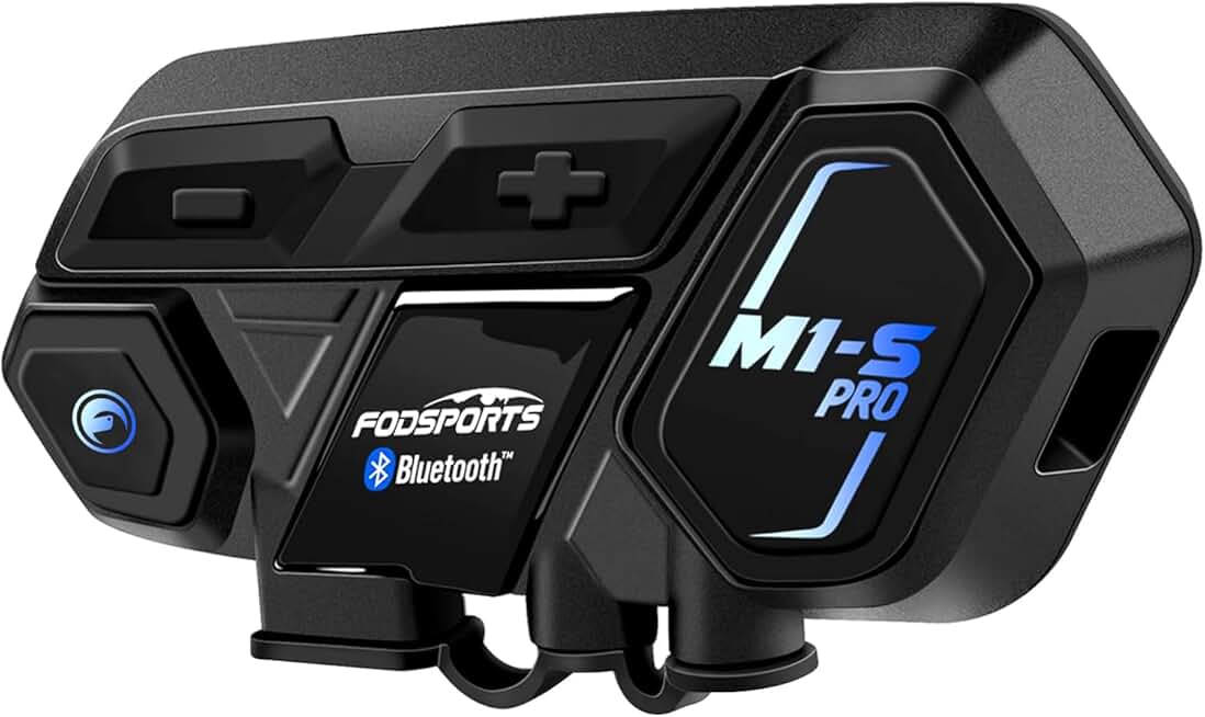 Motorcycle Bluetooth Intercom for 8 Riders with Music Sharing
