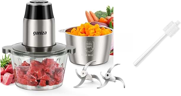 Electric Food Processor with Meat Grinder and Chopper