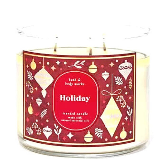  3-Wick Candle w/Essential Oils  14.5 oz  2021 Scents! Holiday)