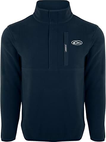 Men's Fleece Pullover with Chest Pocket