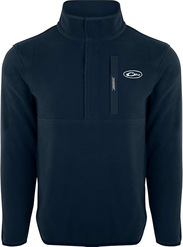 Men's Fleece Pullover with Chest Pocket