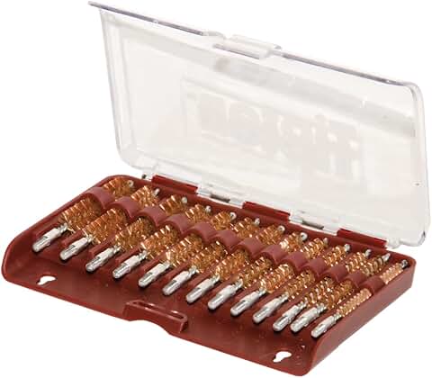 13-Piece Bronze Bore Brush Set with Storage Case
