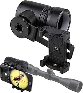 All-Aluminum Smartphone Mount for Rifle Scope Camera