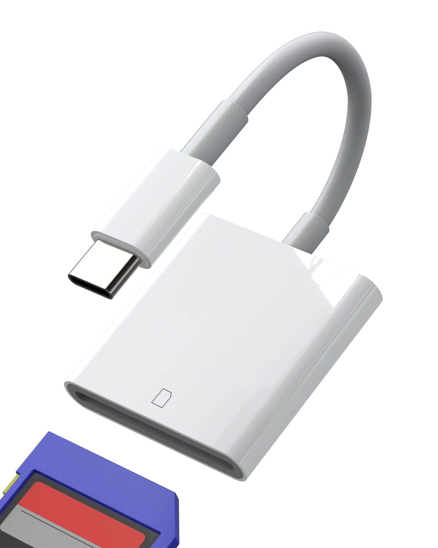 USB C SD Card Reader for iPhone, iPad, Android, MacBook