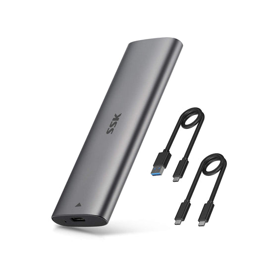 Aluminum USB C NVMe SSD Enclosure for M.2 Drives