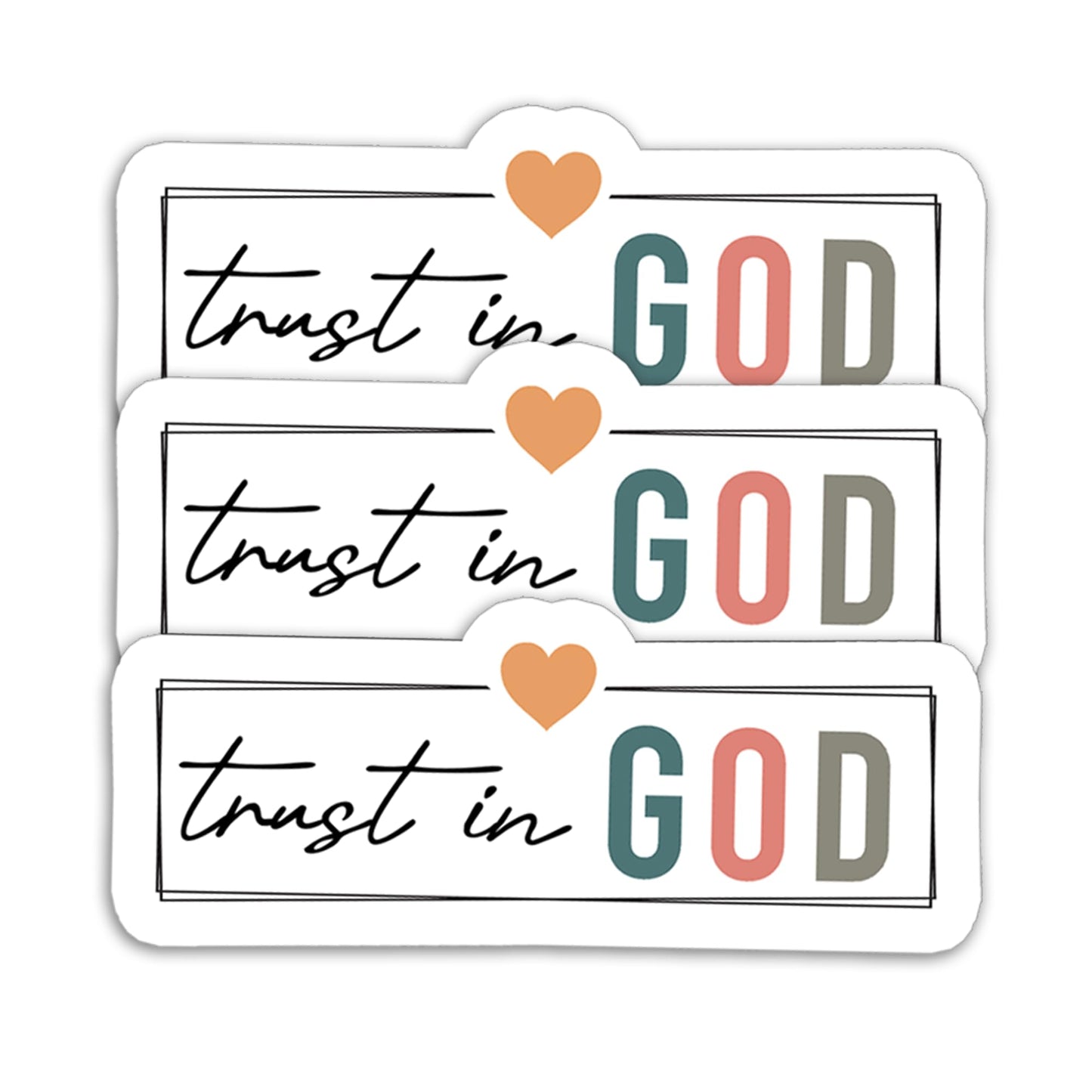 Inspirational Christian Faith Vinyl Decals Set