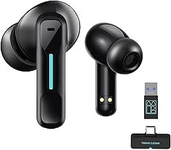 Wireless USB Earbuds with Microphone for PC and Laptop