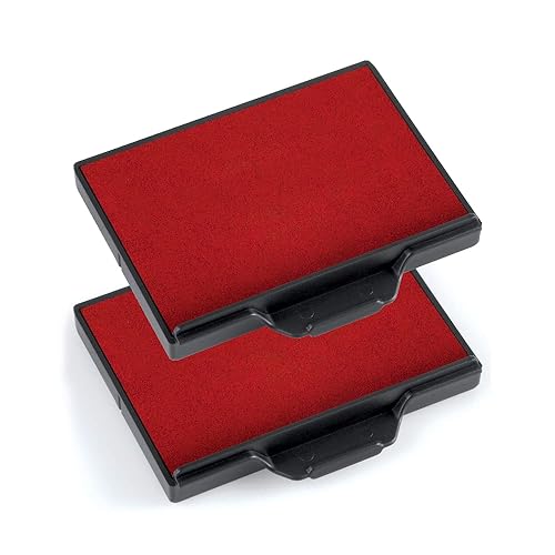Red Ink Replacement Pads for Professional Models, Pack of 2