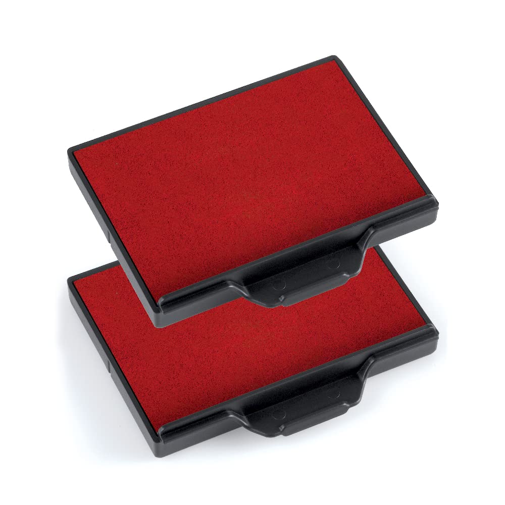 Red Ink Replacement Pads for Professional Models, Pack of 2