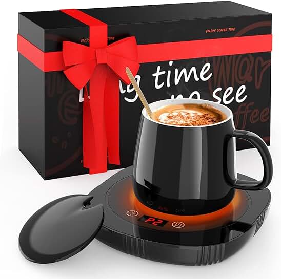 Desk Coffee Mug Warmer with Auto Shut Off and Timer