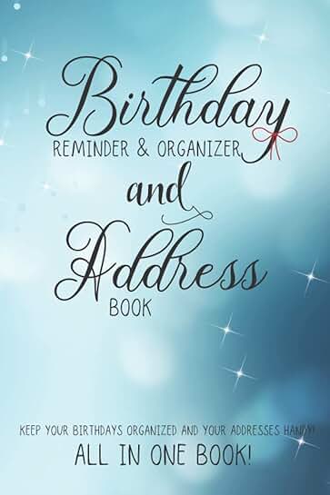 Birthday and Address Organizer for Reminders