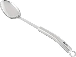 14-inch polished stainless steel spoon