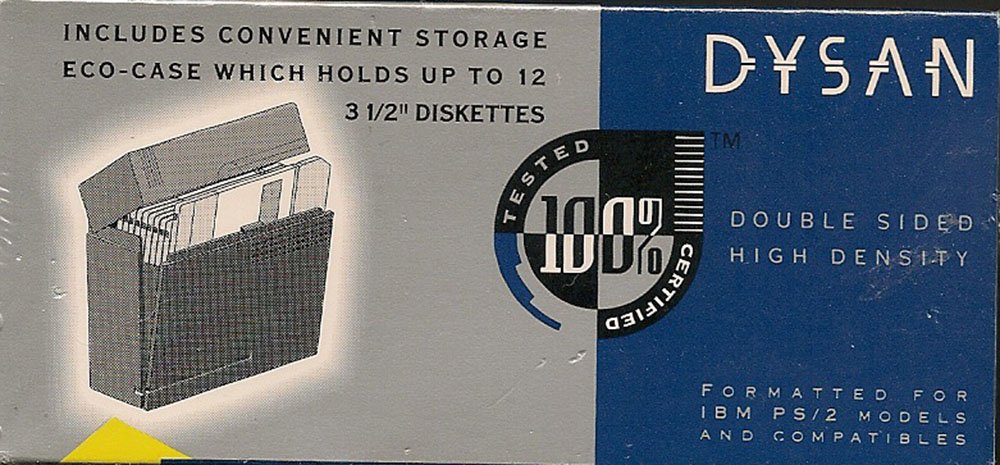 MF-2HD, IBM PS/2 3-1/2" Double Sided Floppy Disks