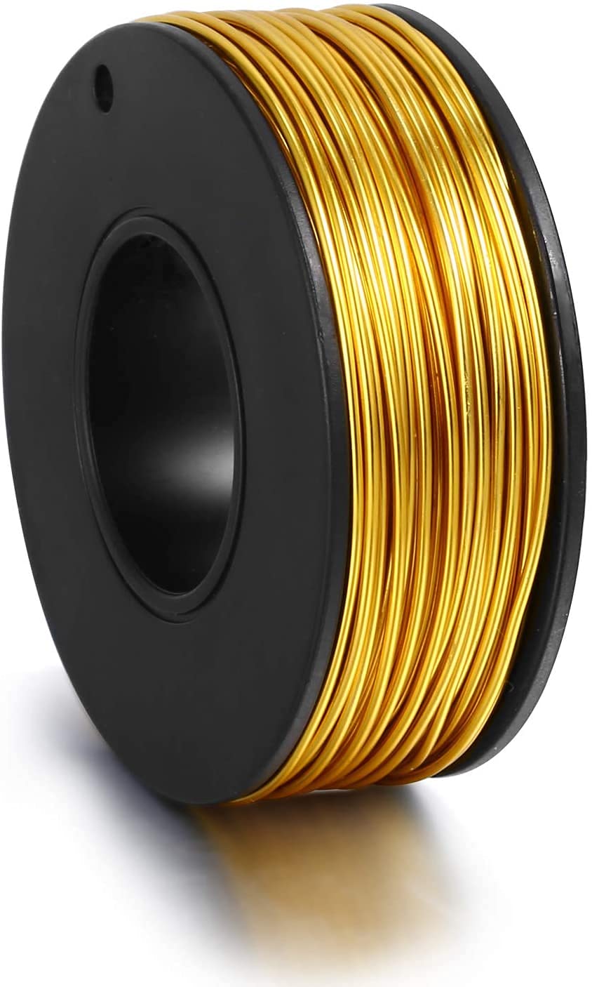 Gold Aluminum Jewelry Wire for Crafting and Making Accessories