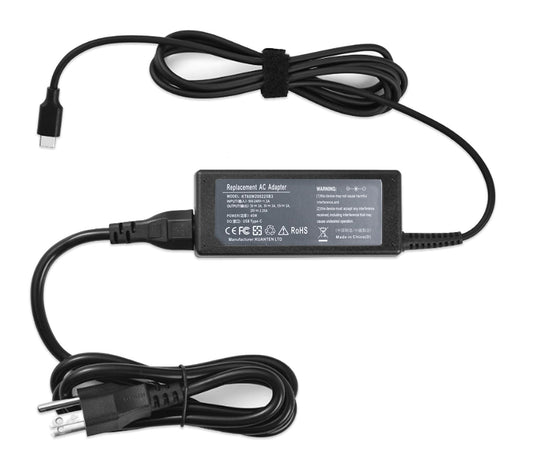 45W USB-C Charger for Chromebook and Laptop