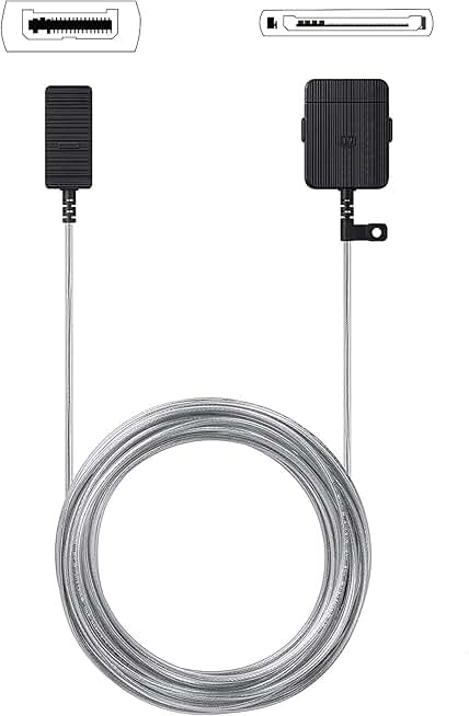8ft Silver Invisible Connection Cable for 8K Smart TV