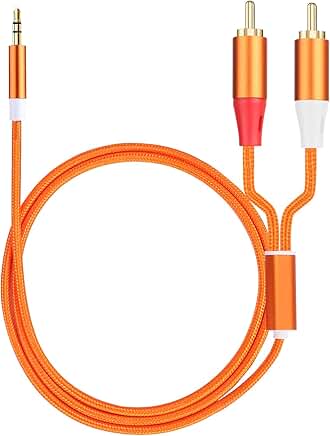 3.5mm to RCA Audio Cable, 16.5ft