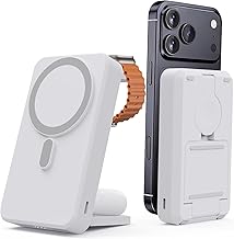 Portable 3-in-1 10000mAh Power Bank with MagSafe