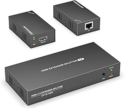 HDMI Extender Splitter 1x2, 165ft, 1080P, 3D, 2 HDMI Out