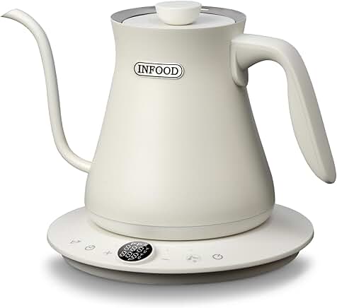 0.8L Electric Gooseneck Kettle with Temperature Control