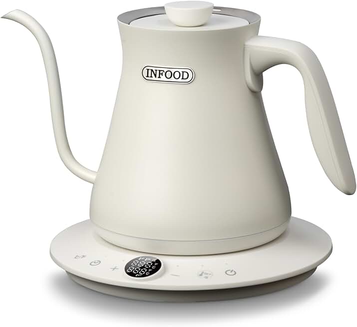 0.8L Electric Gooseneck Kettle with Temperature Control
